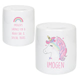 Personalised Girls Unicorn Money Box - Official Merchandise Gifts