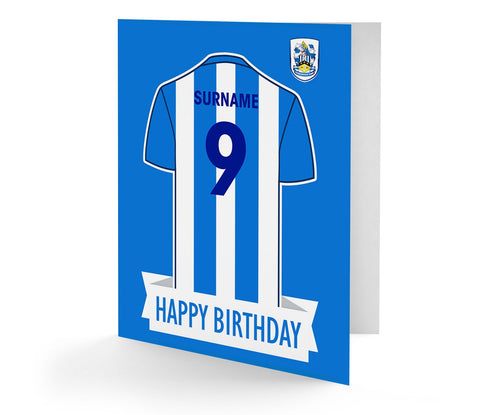 Personalised Huddersfield Birthday Card - Official Merchandise Gifts