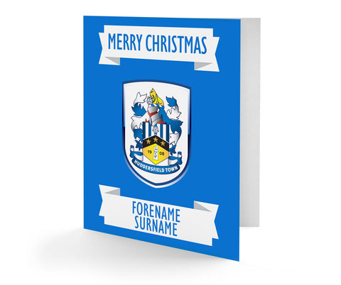 Personalised Huddersfield Christmas Card - Official Merchandise Gifts