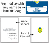 Personalised Leeds Birthday Card