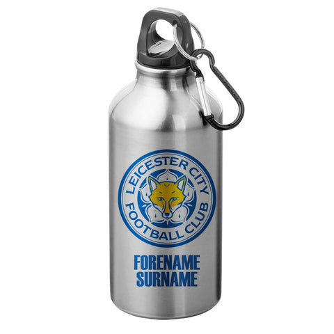 Personalised Leicester City FC Crest Sport Drinks Bottle