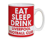 Personalised Liverpool Eat Sleep Drink Mug - Official Merchandise Gifts