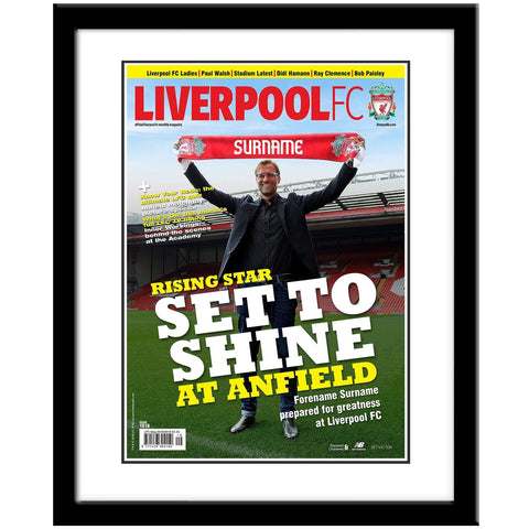 Personalised Liverpool Magazine Cover - Framed - Official Merchandise Gifts