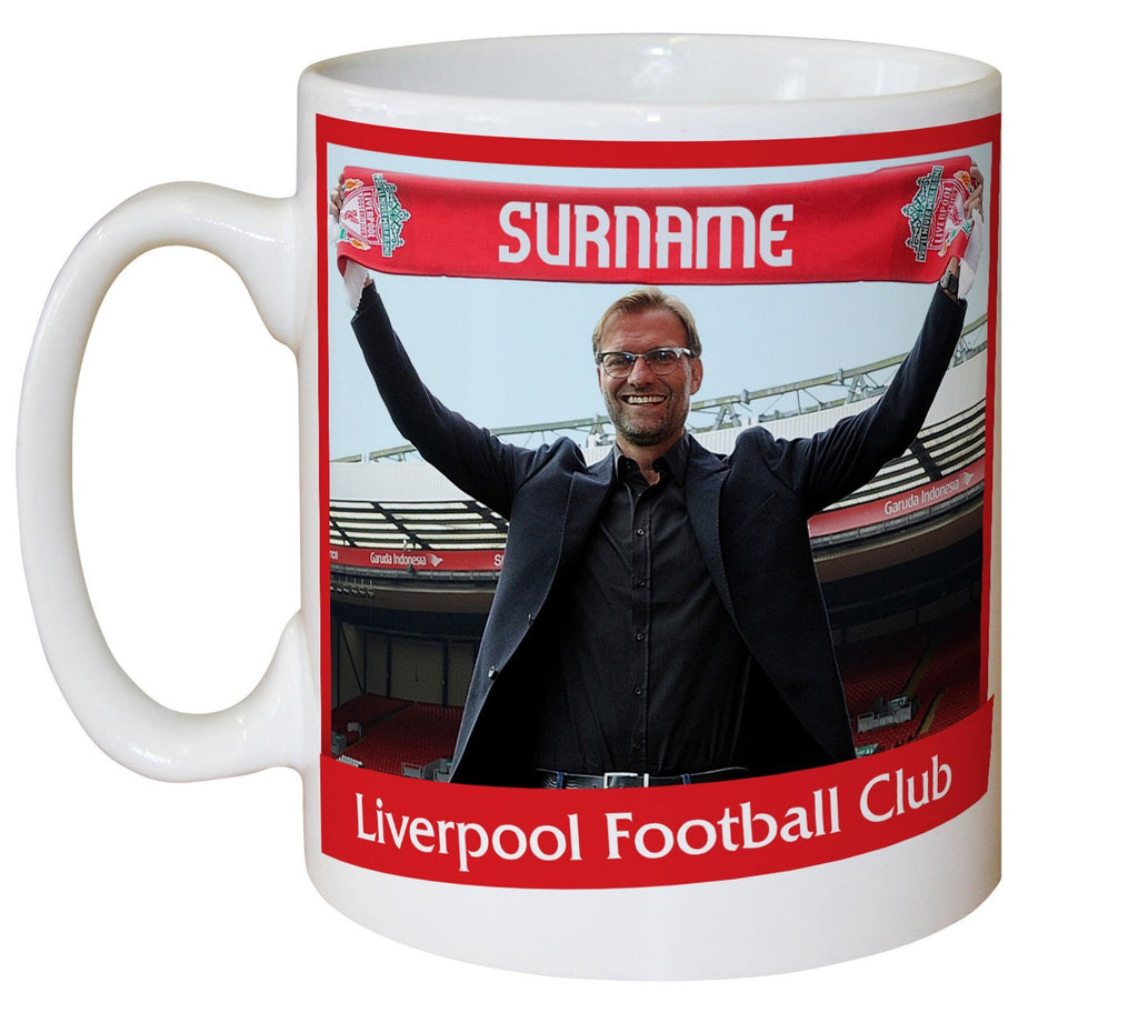 Personalised Liverpool Manager Mug - Official Merchandise Gifts