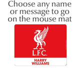 Personalised Liverpool Mouse Mat - Crest - Official Merchandise Gifts
