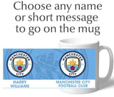 Personalised Man City Crest Mug - Official Merchandise Gifts
