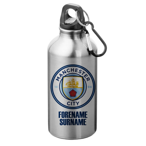 Personalised Manchester City FC Crest Sport Drinks Bottle