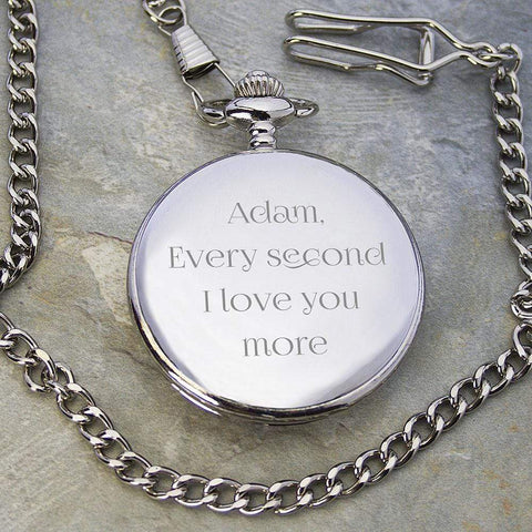 Personalised Men's Pocket Watch - Official Merchandise Gifts