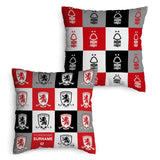 Personalised Middlesbrough FC Cushion - Chequered (18")