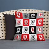 Personalised Middlesbrough FC Cushion - Chequered (18")