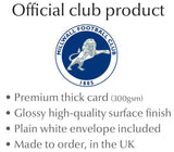 Personalised Millwall Birthday Card - Official Merchandise Gifts