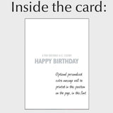 Personalised Rochdale Birthday Card.