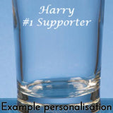 Personalised Sunderland AFC Pint Glass