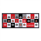 Personalised Sunderland Bar Runner - Chequered