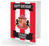 Personalised Sunderland Birthday Card - Official Merchandise Gifts