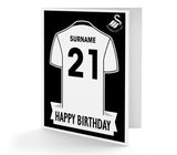 Personalised Swansea Birthday Card - Official Merchandise Gifts