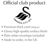 Personalised Swansea Birthday Card - Official Merchandise Gifts
