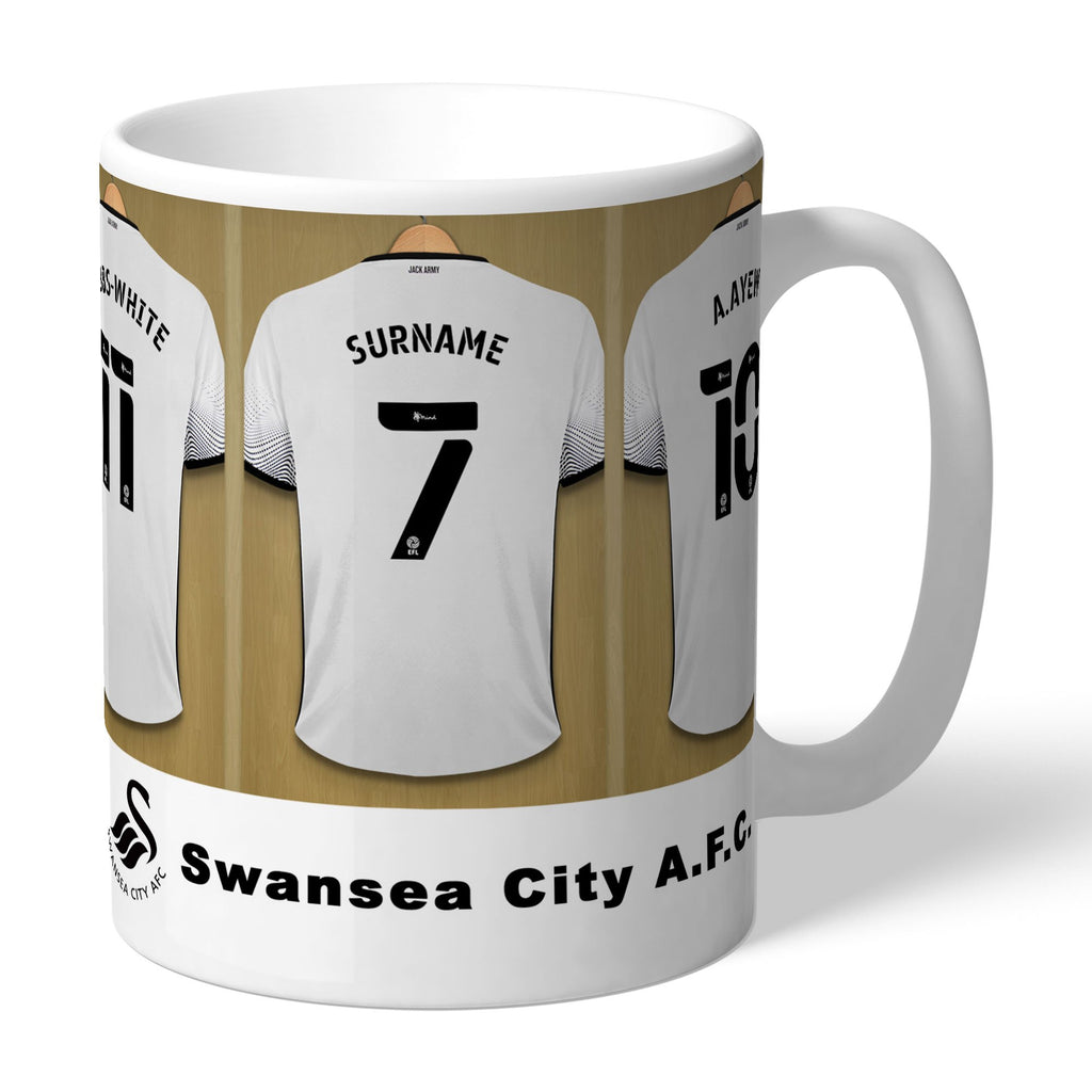 Personalised Swansea Dressing Room Mug - Official Merchandise Gifts