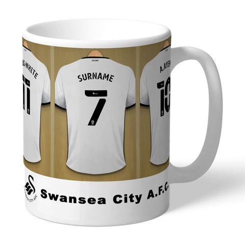 Personalised Swansea Dressing Room Mug - Official Merchandise Gifts