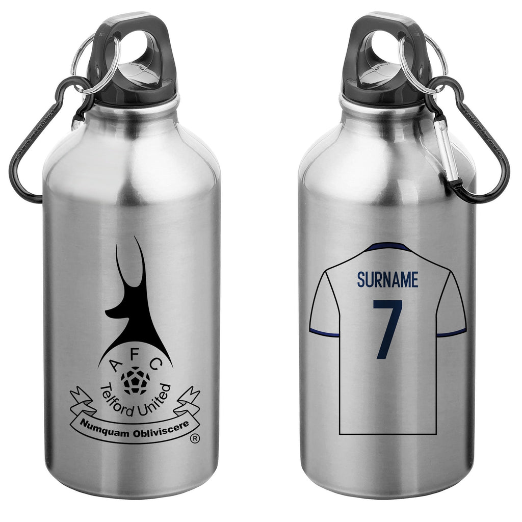 Personalised Telford United Water Bottle