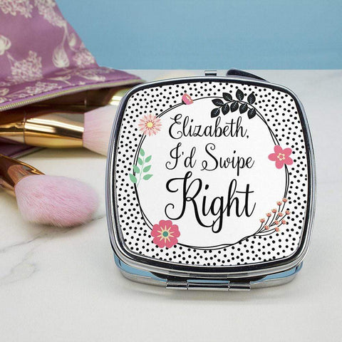 Personalised Tinder Square Compact Mirror - Official Merchandise Gifts