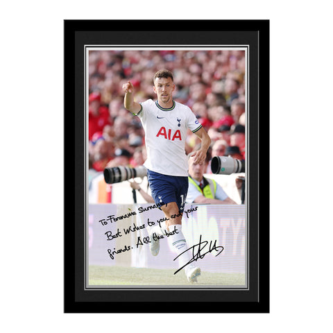 Personalised Tottenham Hotspur Perisic Autograph Photo Framed