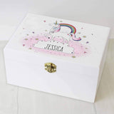 Personalised Unicorn Keepsake Box