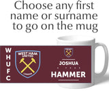 Personalised West Ham Mug - True - Official Merchandise Gifts