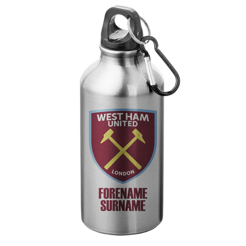 Personalised West Ham United FC Crest Sport Drinks Bottle