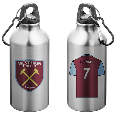 Personalised West Ham Water Bottle