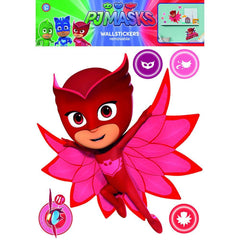 PJ Masks Wall Sticker A3 Owlette  - Official Merchandise Gifts