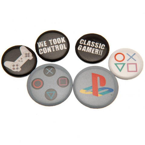Playstation Button Badge Set  - Official Merchandise Gifts