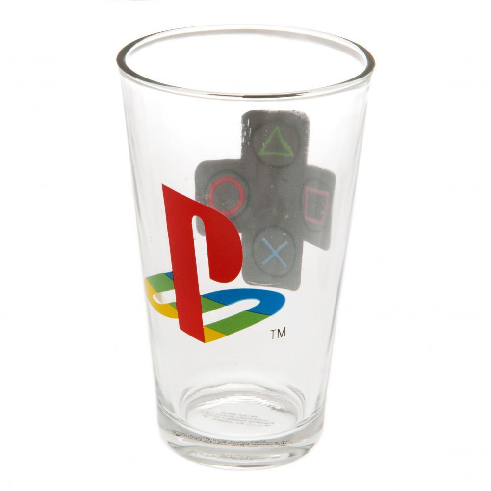 Playstation Large Glass  - Official Merchandise Gifts
