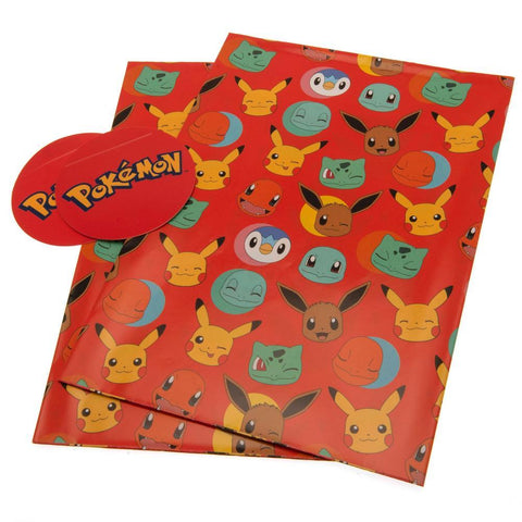 Pokemon Gift Wrap  - Official Merchandise Gifts