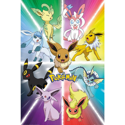 Pokemon Poster Evolution 271  - Official Merchandise Gifts