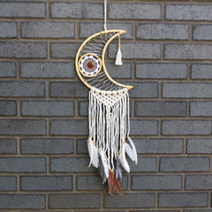 Protection Dream Catcher - Macrame Moon