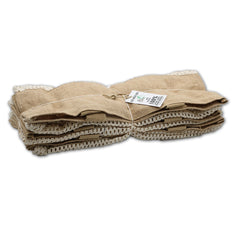 Pure Soft Jute and Cotton Mesh Bag - Rose