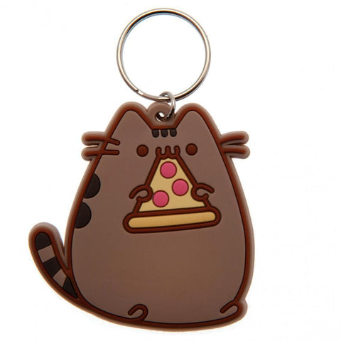 Pusheen PVC Keyring Pizza  - Official Merchandise Gifts