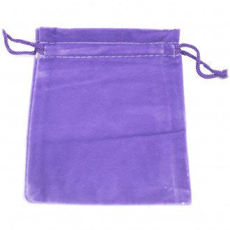 Quality Velvet Pouch - Purple 10x12cm