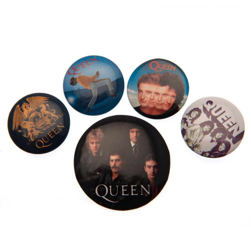 Queen Button Badge Set  - Official Merchandise Gifts