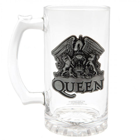 Queen Glass Tankard  - Official Merchandise Gifts