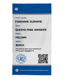 Queens Park Rangers Beach Towel (Personalised Fans Ticket Design)