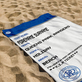 Queens Park Rangers Beach Towel (Personalised Fans Ticket Design)