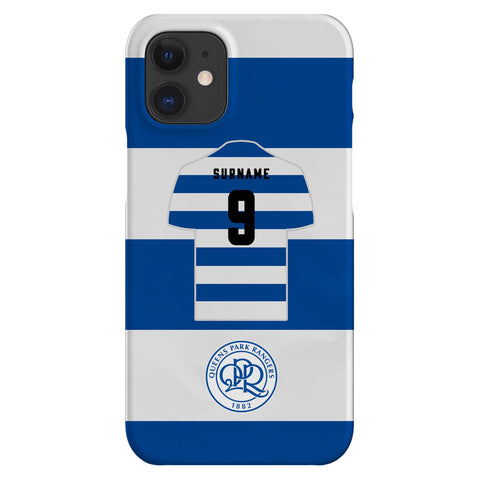 Queens Park Rangers FC Personalised iPhone 12 Mini Snap Case