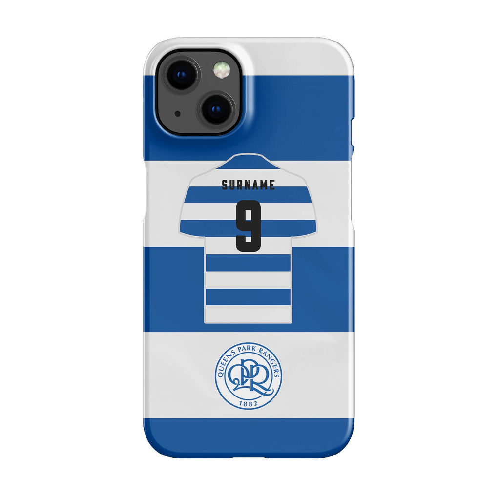 Queens Park Rangers FC Personalised iPhone 13 Snap Case