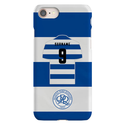 Queens Park Rangers FC Personalised iPhone 8 Snap Case