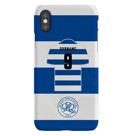 Queens Park Rangers FC Personalised iPhone XS Snap Case