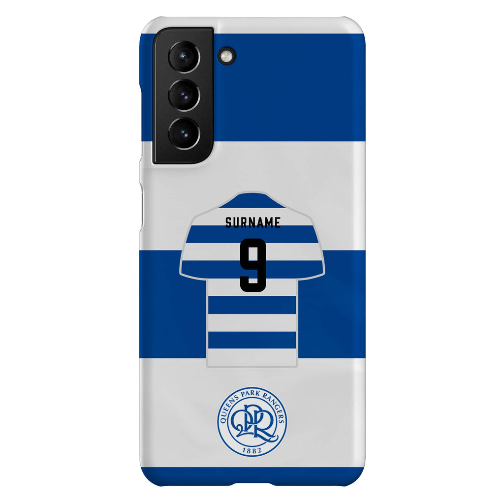 Queens Park Rangers FC Personalised Samsung Galaxy S21 Snap Case