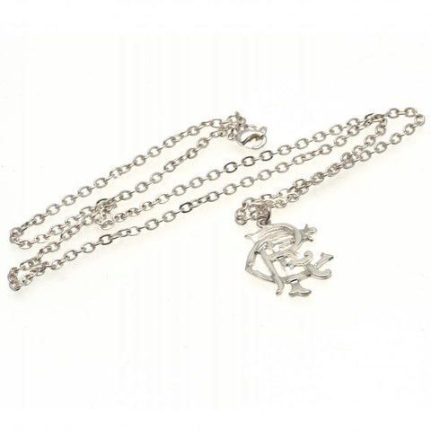 Rangers FC Silver Plated Pendant & Chain