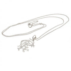 Rangers FC Sterling Silver Pendant & Chain
